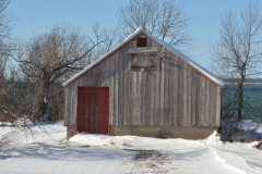 Barn Red Door Winter #3073