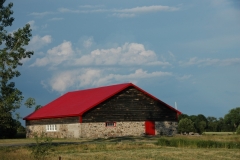Barn Red Roof East Lake #2916