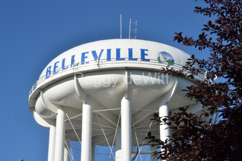Belleville Water Tower Closeup #3102