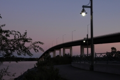 Belleville Bridge Sunset Lamp #1687