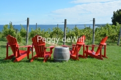 Waupoos Chairs Red Cider Co View  #3543