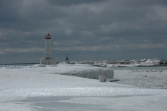 Cobourg Lighthouse Winter #1343