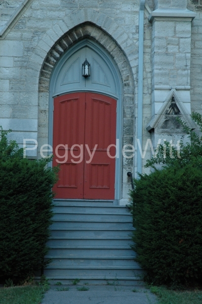 Kingston Door Red Church (v) #1429