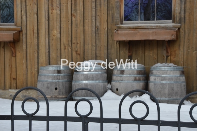 Winery Barrels Winter #3525