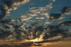 North Beach Clouds Sunset (v) #691