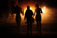 People Walking Headlights Belleville #2594