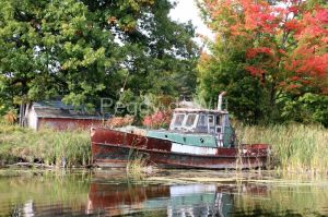 Boat Black River Fall #3149