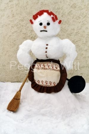 Snowman Frypan #425