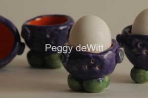 Egg Cups Pottery #2898
