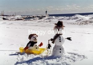 Snowmen Wellington Beach #604