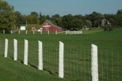 Barn Bloomfield White Fence #1132