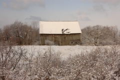 Barn Pt Petre Winter #1753