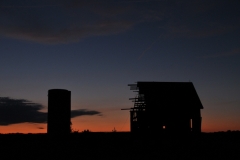 Barn Silo Sunset #2855