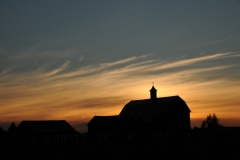 Barn West Lake Sunset #1626