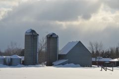 Barn West Lake Winter #3083