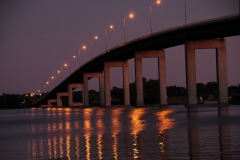 Belleville Bridge Sunset Reflection #1688 8x12