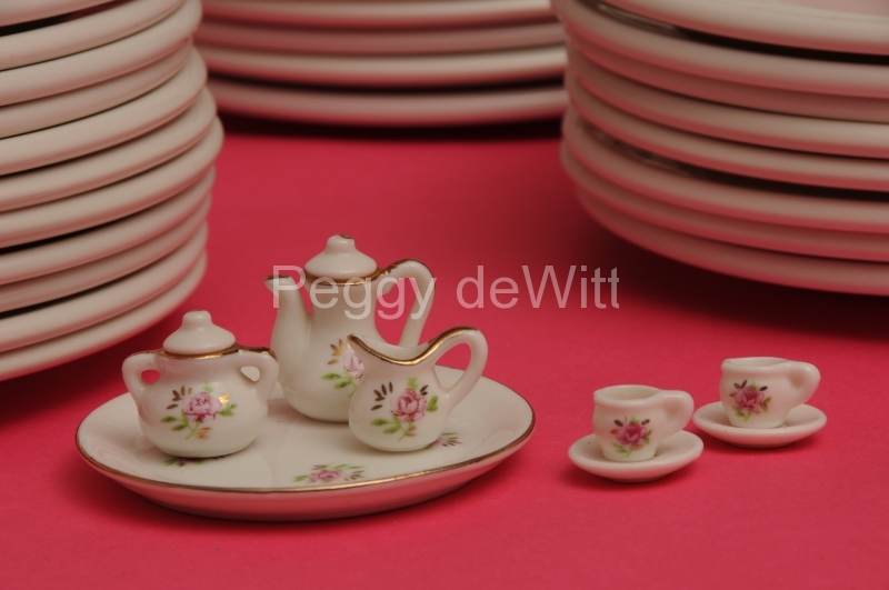 Dishes Teaset Pink #2374