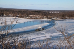 Glenora Ferry Ice Winter #3256