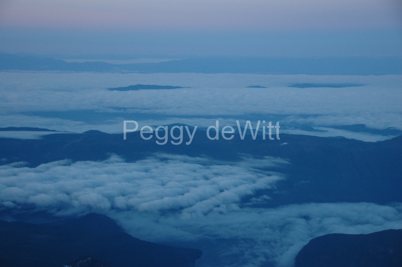 Mountains Aerial Fog 2 #1275