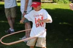 Canada Day Hula Hoop Boy #1992