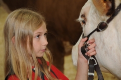 Girl Showing Cow #2008