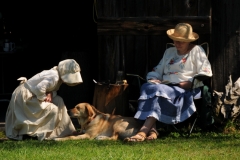 Pioneer Days Girl Dog #2058