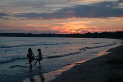 Sandbanks Sunset Girls #1582