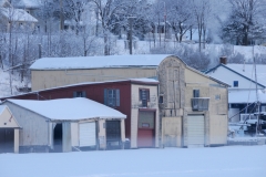 Picton Bay Boathouses Winter #2194 a