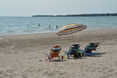 Sandbanks Chairs Three Umbrella #3604