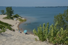 Sandbanks Dunes Blue Umbrella #3331