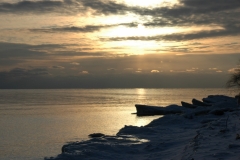 Sandbanks Outlet Sunset Winter #1580