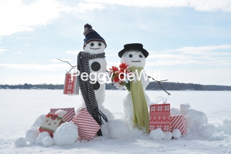 Snowmen Christmas Presents #3496