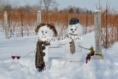 Snowmen Vineyard #3509