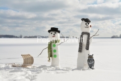 Snowmen-Waupoos-Sled-3495