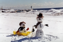 Snowmen Wellington Beach #604