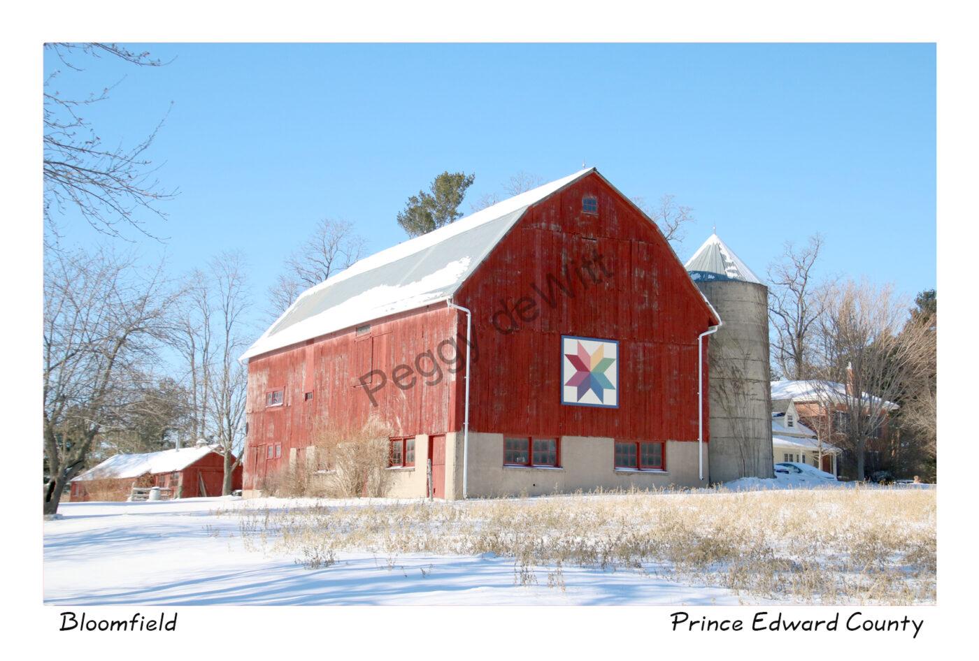 Barn Quilt Winter #4201