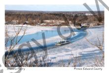 Glenora Ferry Ice Winter #3256