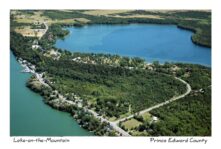 Lake on the Mountain Aerial 1 #733