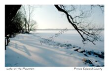 Lake on the Mountain Winter #650