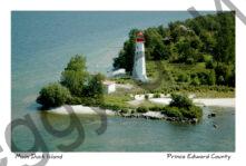 Lighthouse Main Duck Island Aerial #676