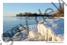 Lighthouse Pt Traverse Ice Winter #4378