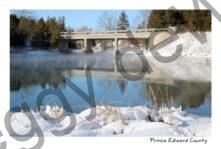 Sandbanks Bridge Cold Winter #3330