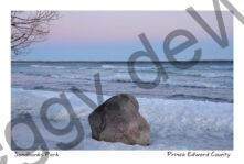 Sandbanks Rock Winter #4423