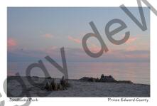 Sandbanks Sunset Sandcastles #3805