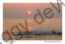 Sandbanks Sunset Small Splash #3619