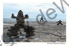 Sandbanks West Pt Inukshuks Three #4439
