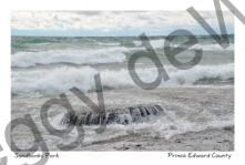 Sandbanks West Pt Rock Waves Sky #4122