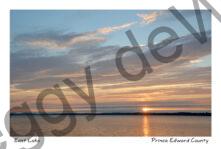 Sky East Lake Sunrise Blueish #4322