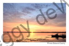 Sky Sunrise Fishing Dock #4713