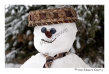 Snowman Basket Head #4653